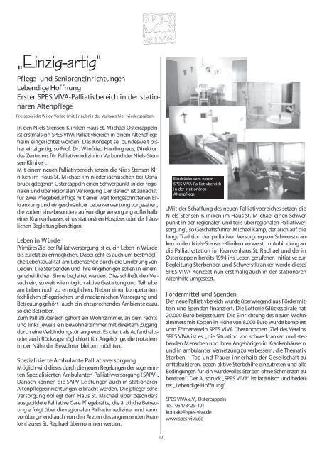 37. SPES VIVA-Zeitung