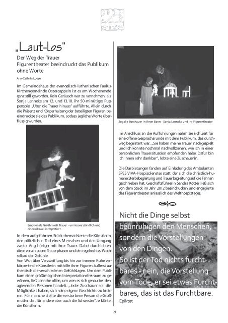 37. SPES VIVA-Zeitung