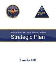 the 2011 NAWCAD Strategic Plan - NAVAIR - U.S. Navy