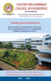 Information Technology - Gayatri Vidya Parishad College of ...