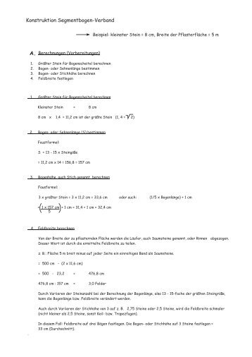 Konstruktion Segmentbogen-Verband - gartenplanung-brendes.de