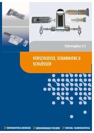 VERSCHLÜSSE, SCHARNIERE & SCHLÖSSER - HOF-MEI-KO