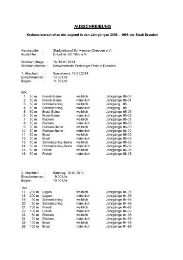 AUSSCHREIBUNG - 1dsg.de