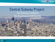 Central Subway Project - 8millioncity