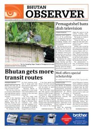 Bhutan gets more transit routes