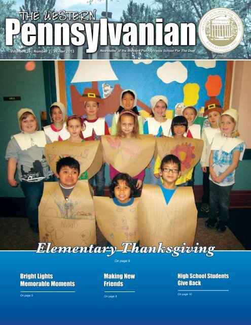 Elementary Thanksgiving - Western Pennsylvania School for the Deaf