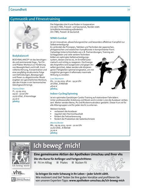 Programm 2/2013 - Kreisvolkshochschule Norden