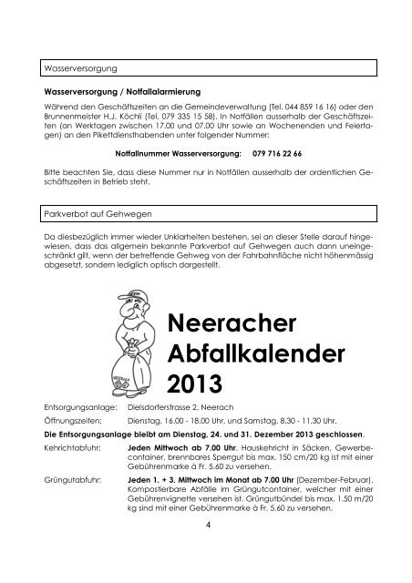 Mitteilungsblatt Dezember 2013 [PDF, 324 KB] - Neerach