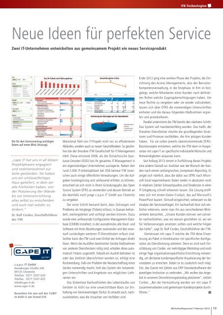 Ausgabe 02/13 - Wirtschaftsjournal