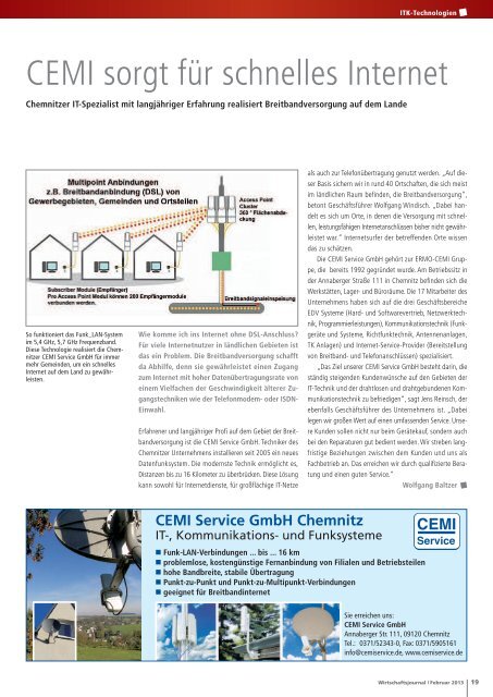 Ausgabe 02/13 - Wirtschaftsjournal