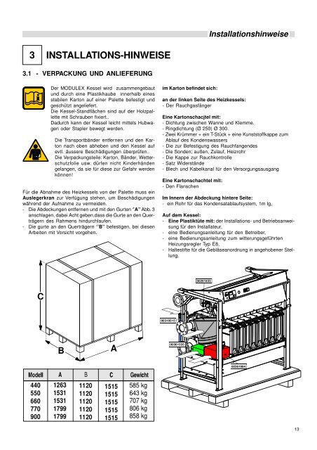 Installations- und Betriebsanweisung 348-900 - Unical Deutschland