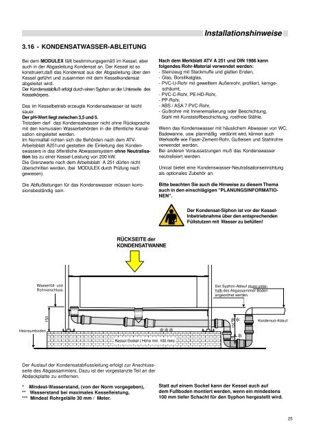 Installations- und Betriebsanweisung 348-900 - Unical Deutschland