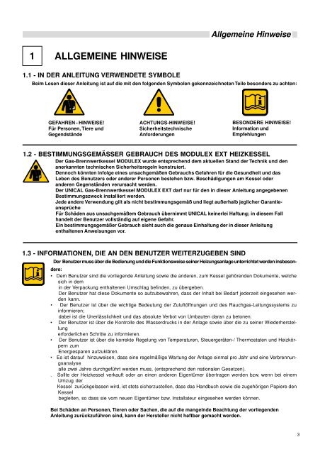 Installations- und Betriebsanweisung 348-900 - Unical Deutschland