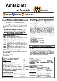 Amtsblatt 22-2013 - Mietingen