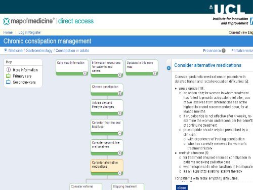 Management of Constipation - Bowel Cancer UK