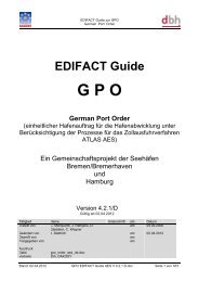 GPO-Hafenauftrag - DAKOSY Datenkommunikationssystem AG