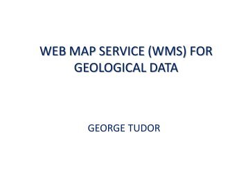 WEB MAP SERVICE (WMS) FOR GEOLOGICAL DATA - igr