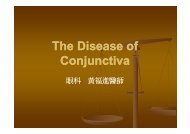 The Disease of Conjunctiva j