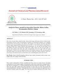 Analysis of heavy metals in citrus juice from the Abura-Asebu