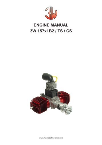 ENGINE MANUAL 3W 157xi B2 / TS / CS - Model Design
