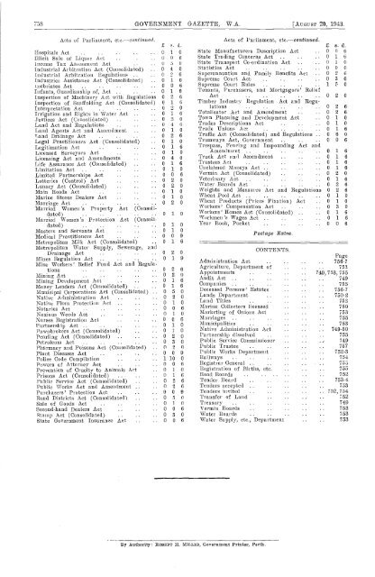 WESTERN AUSTRALIA. - State Law Publisher