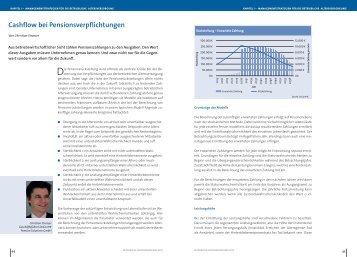 Cashflow bei Pensionsverpflichtungen - DeConHR GmbH