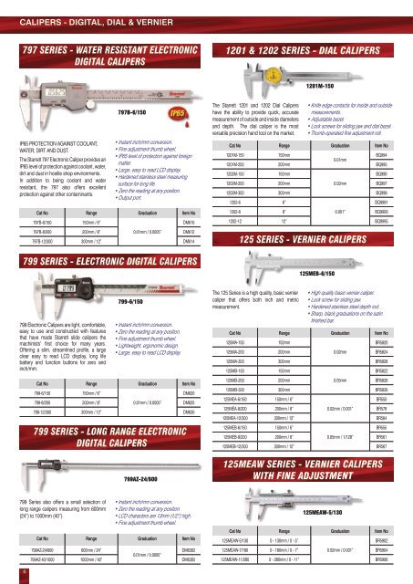 PRECISION TOOLS CATALOGUE - Trade Tools