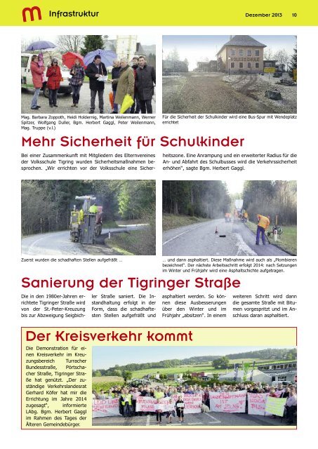 Gemeindezeitung Dezember 2013 ist online! - Marktgemeinde ...