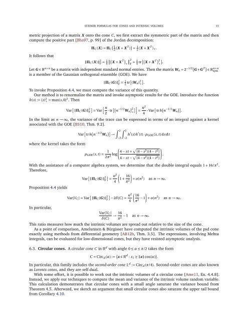 From Steiner formulas for cones to concentration of intrinsic volumes