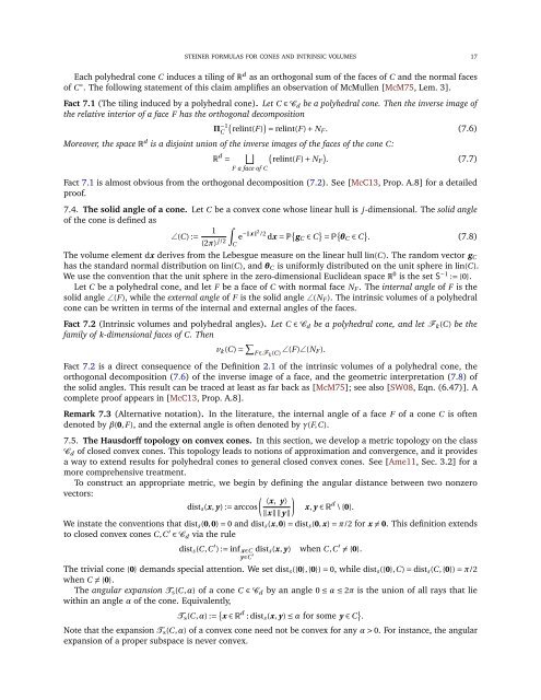 From Steiner formulas for cones to concentration of intrinsic volumes