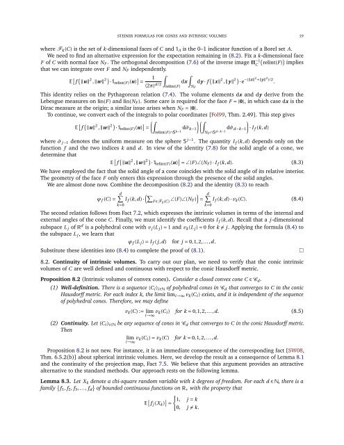 From Steiner formulas for cones to concentration of intrinsic volumes