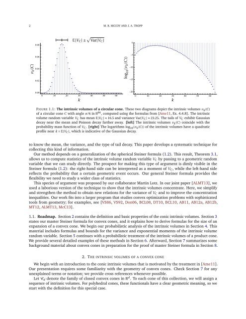 From Steiner formulas for cones to concentration of intrinsic volumes