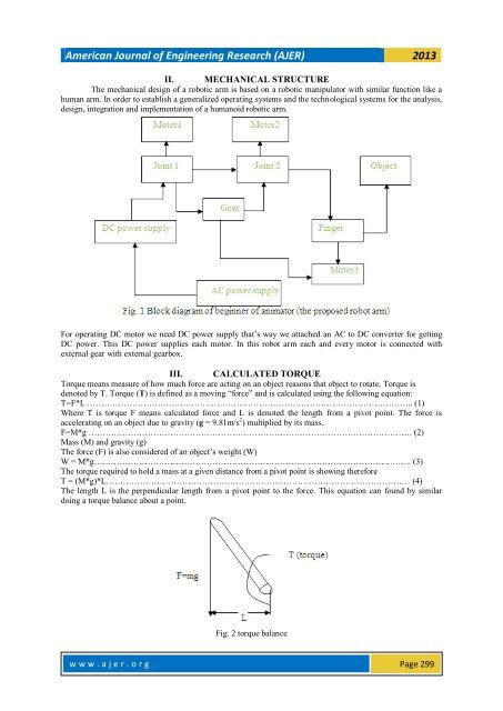 Design, Analysis and Implementation of a Robotic Arm- The Animator