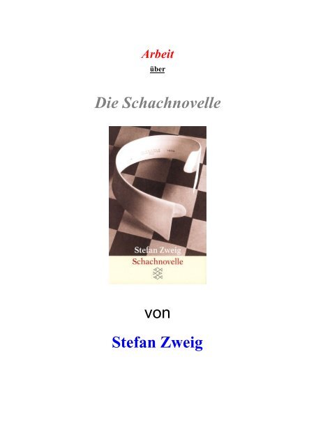 Die Schachnovelle von Stefan Zweig