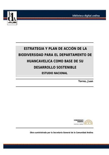 Estrategia y Plan de Acción de la Biodiversidad para - Comunidad ...