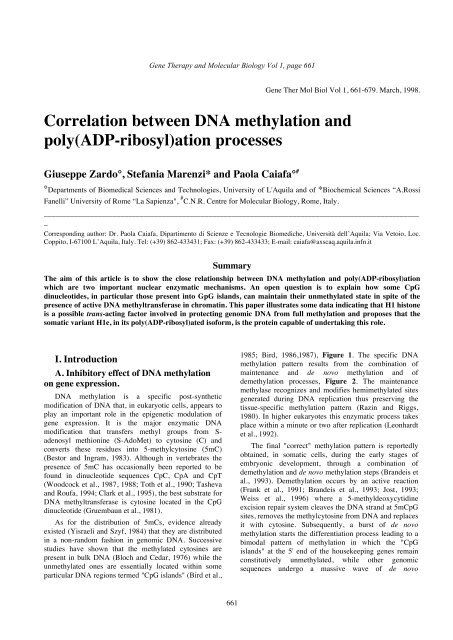 38. Caiafa (Conv) - Gene therapy & Molecular Biology