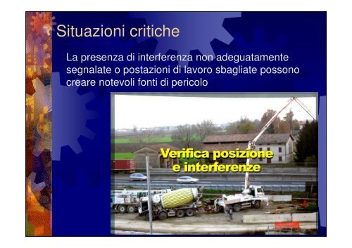 la prevenzione dei rischi nell'impiego e nella manutenzione delle ...