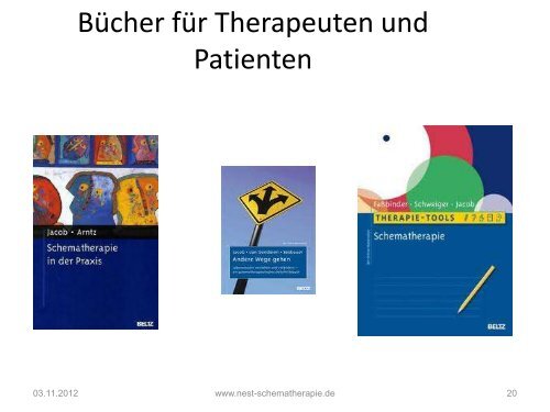 Schematherapie (Vortrag als PDF)