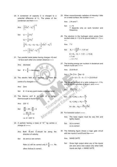 2.AIPMT question paper 2010 mains - AIPMT 2013