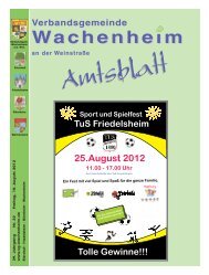 Amtsblatt vom 10.08.2012 - Verbandsgemeinde Wachenheim