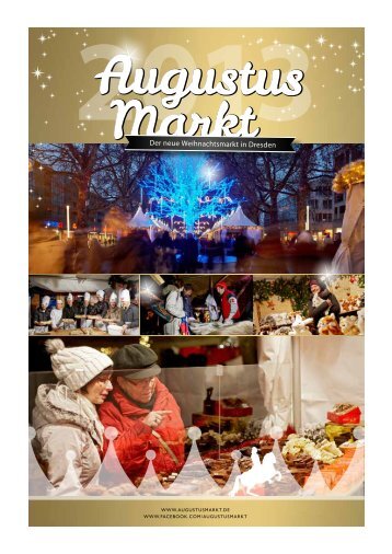 Der neue Weihnachtsmarkt in Dresden - Augustusmarkt