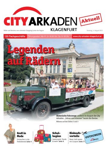 Legenden auf Rädern Legenden auf Rädern - City Arkaden Klagenfurt