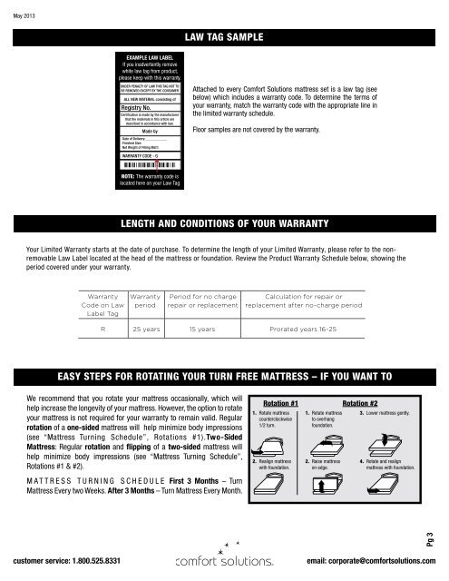 King koil warranty deals