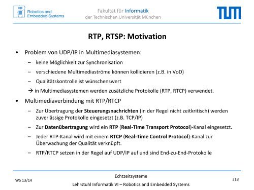 Einführung in die Informatik 1 - Robotics and Embedded Systems