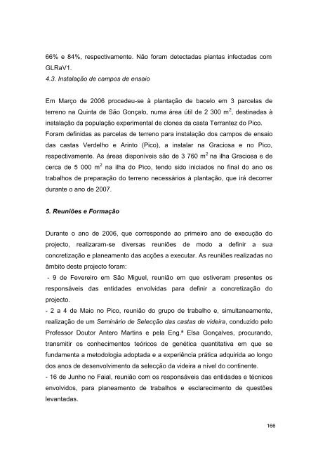 Relatório 2006 - Presidência do Governo Regional dos Açores