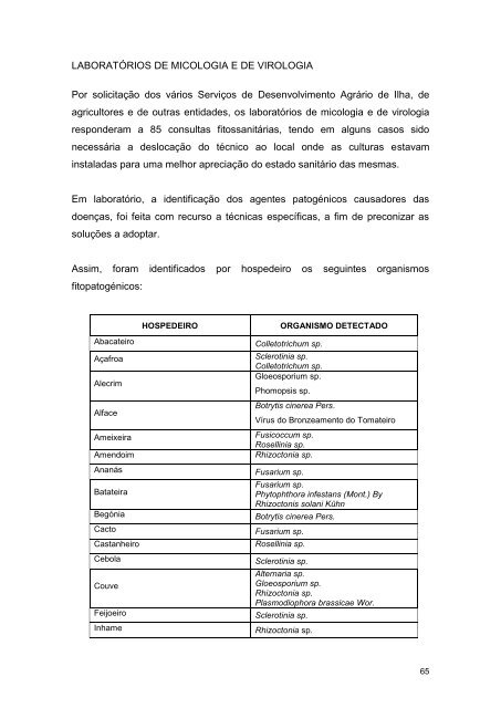 Relatório 2006 - Presidência do Governo Regional dos Açores