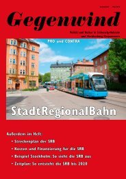 Sonderheft StadtRegionalBahn - Gegenwind