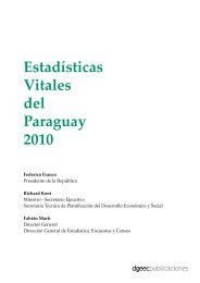 Estadísticas Vitales del Paraguay 2010 - Dirección General de ...