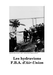 Les hydravions F.B.A. d'Air-Union - Coupe Schneider