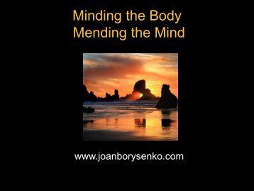 Minding the Body Mending the Mind - Porter Starke Services